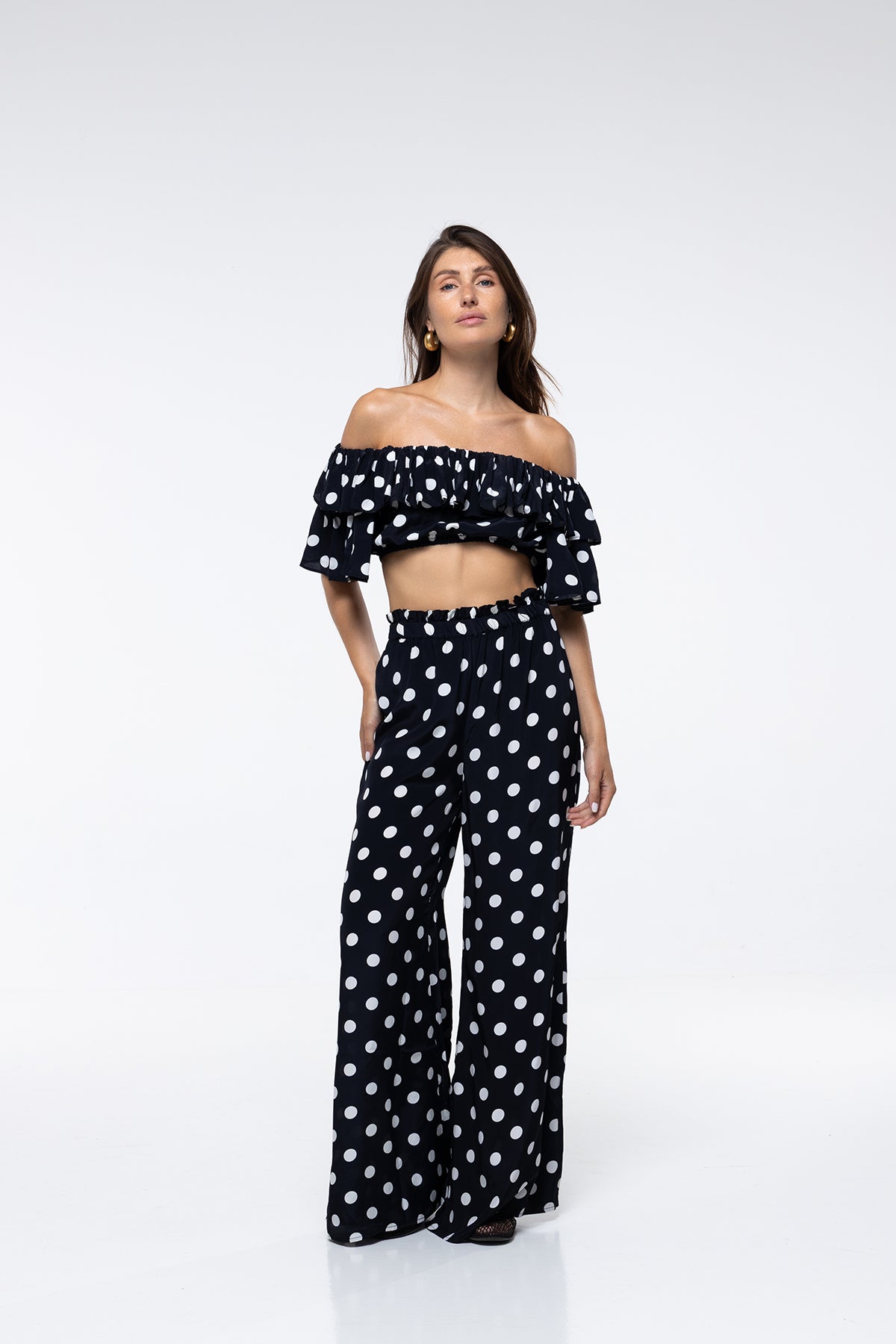 PANTALON REBECCA - POLKADOTS