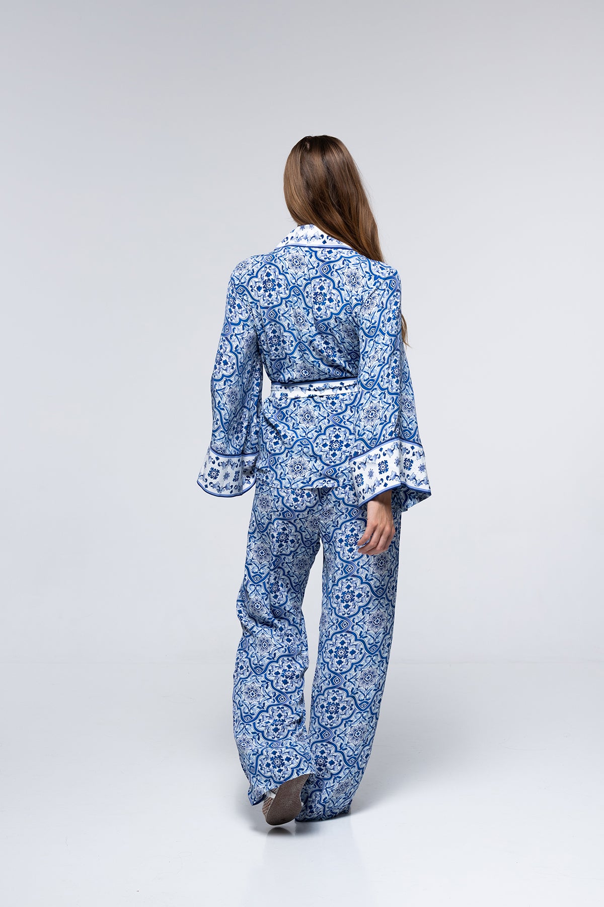 PANTALON KENZA - BLUE TILE