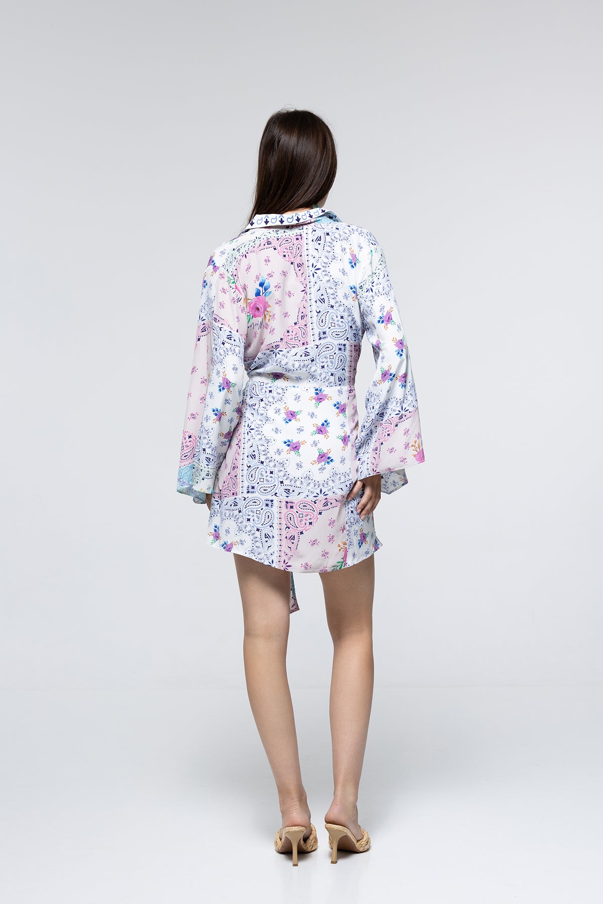 ROBE PENELOPE - PAISLEY FLORAL PATCH