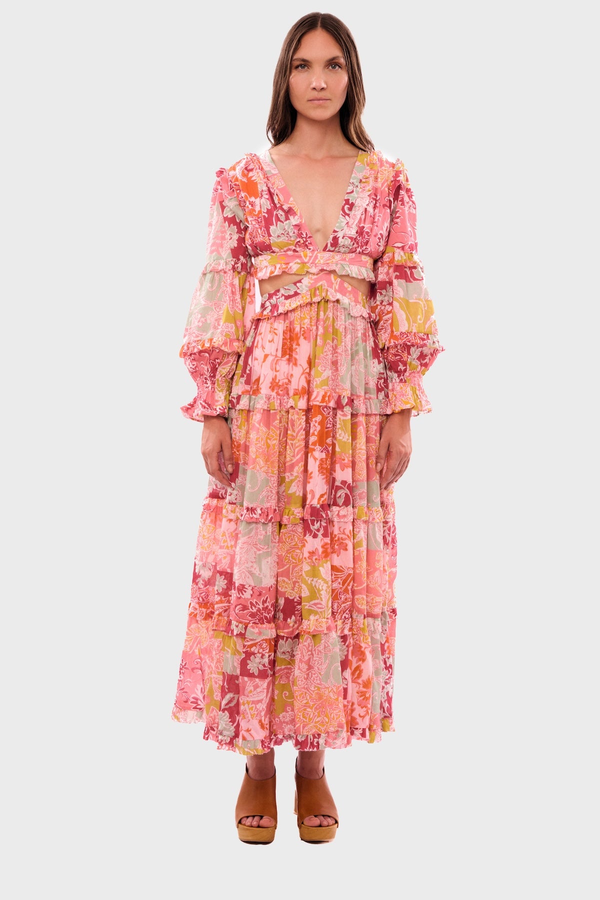 ROBE ZOA  - FLORAL PATCH