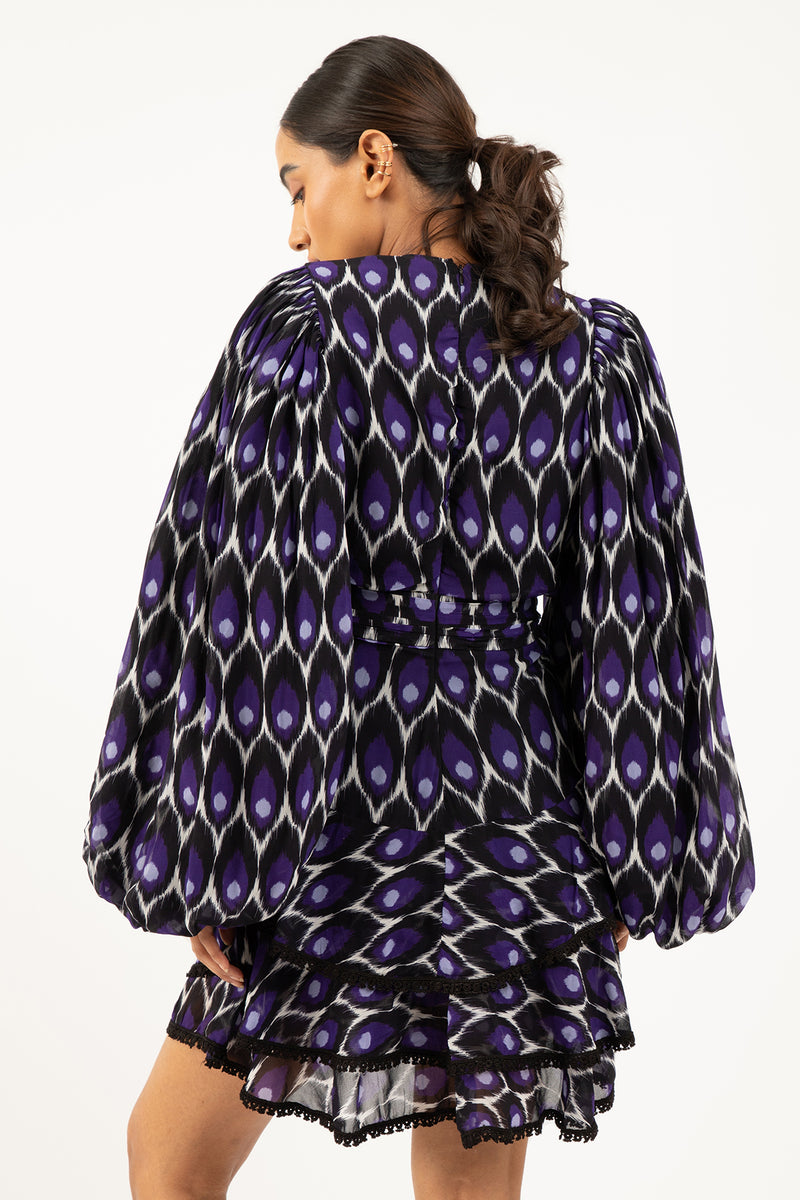 ROBE MARILOU - WINTER PURPLE