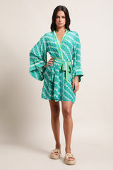 KIMONO LAUREN - VERT JAIPUR