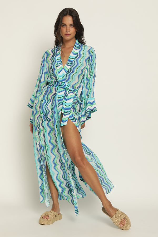 KIMONO LAURINA - AQUA