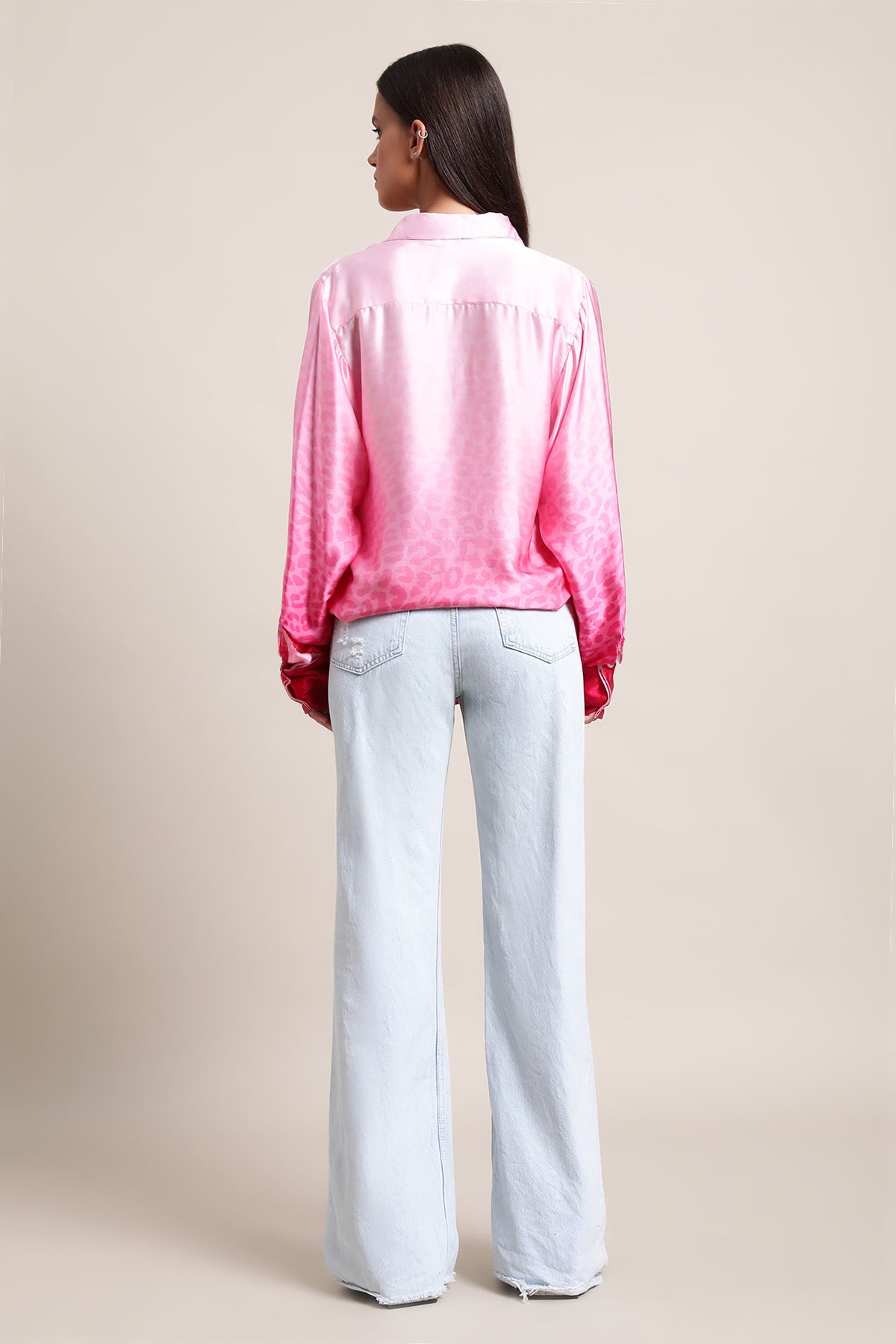 ROMY SHIRT - PINK SILK 