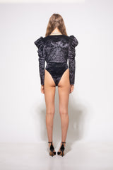 BODY TESSI - VELOURS NOIR