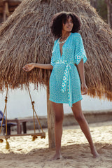 ROBE SOUDABEH - TURQUOISE