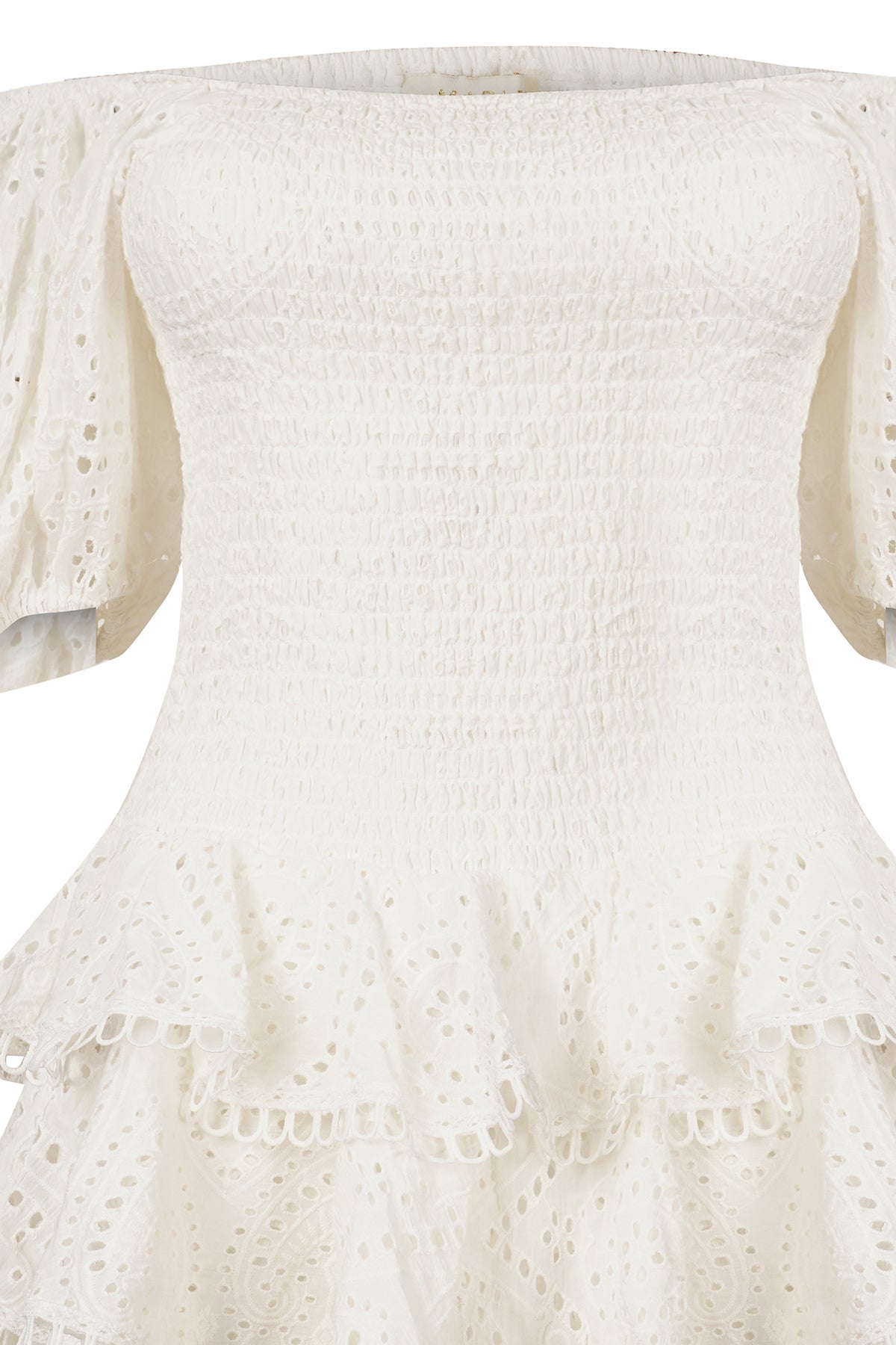 CLARA DRESS - WHITE COTTON