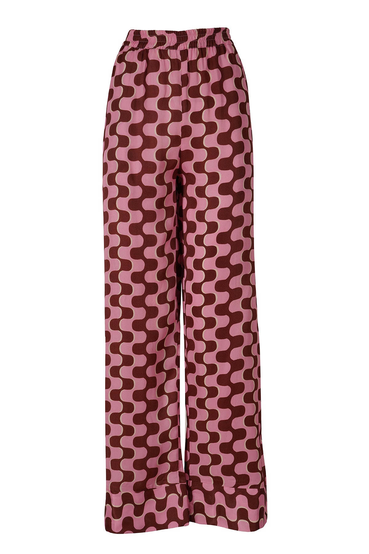 KENZA TROUSERS - PINK WAVES