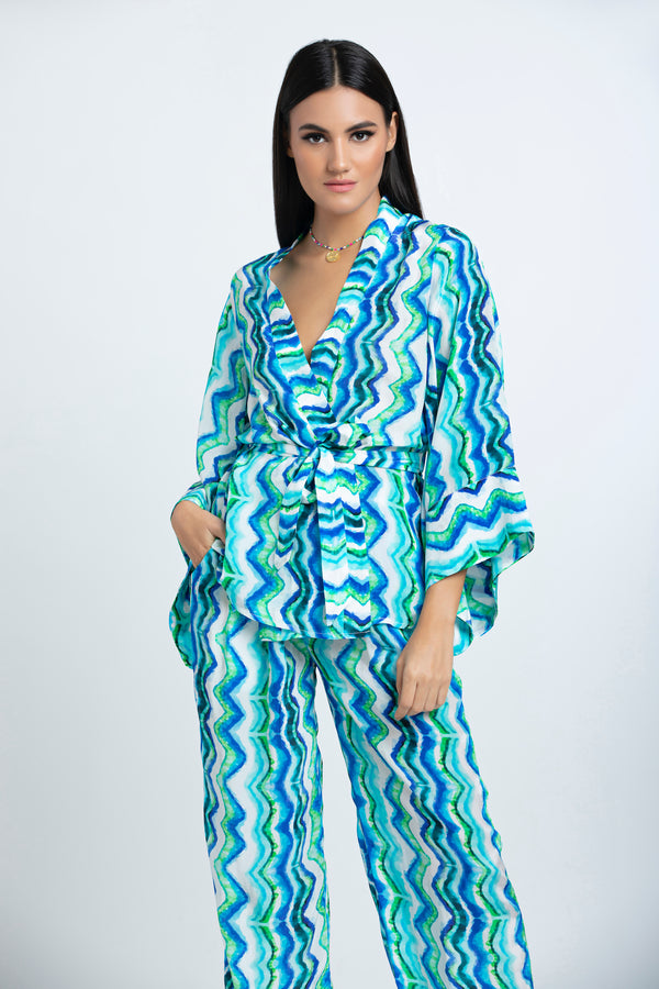 KIMONO DALIA - AQUA