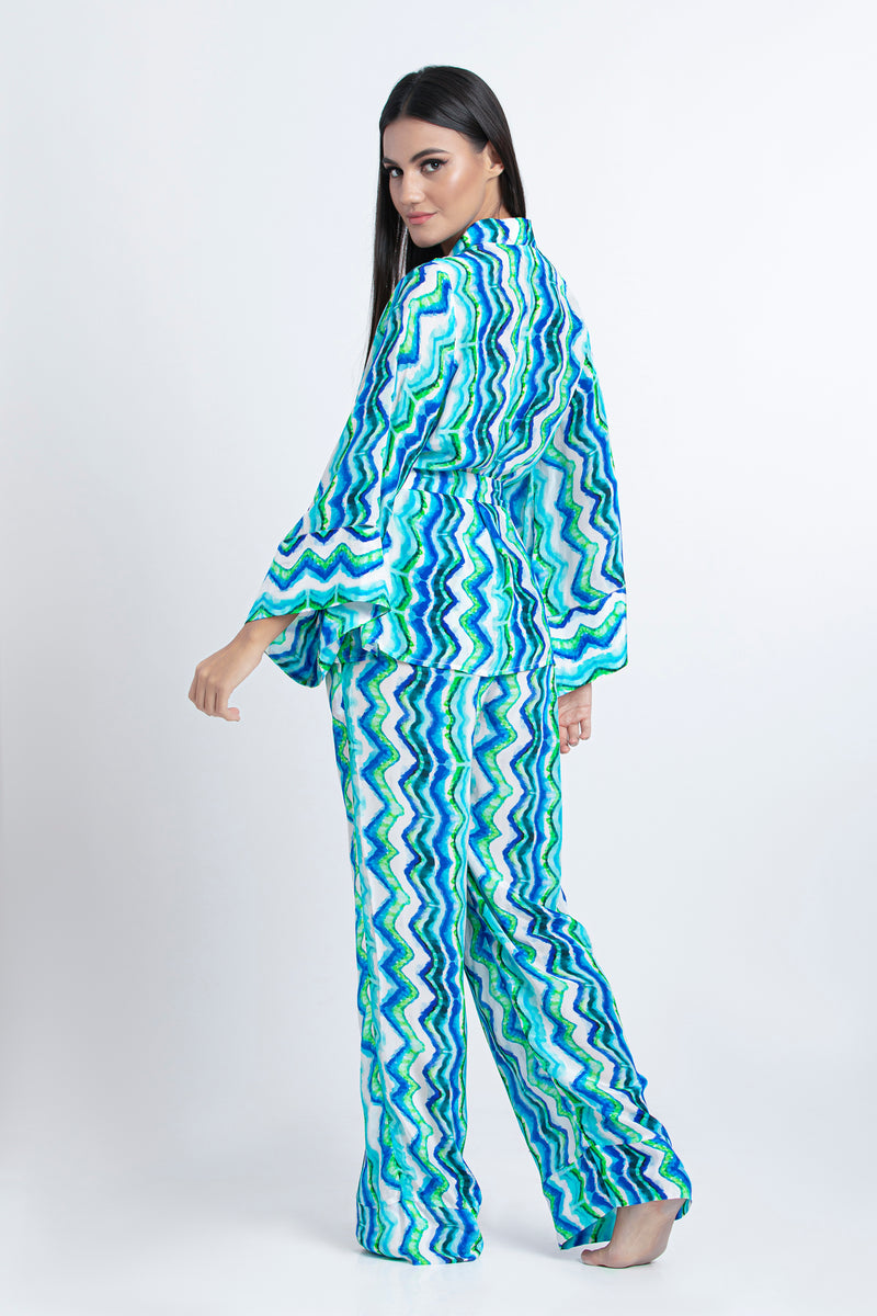 KIMONO DALIA - AQUA