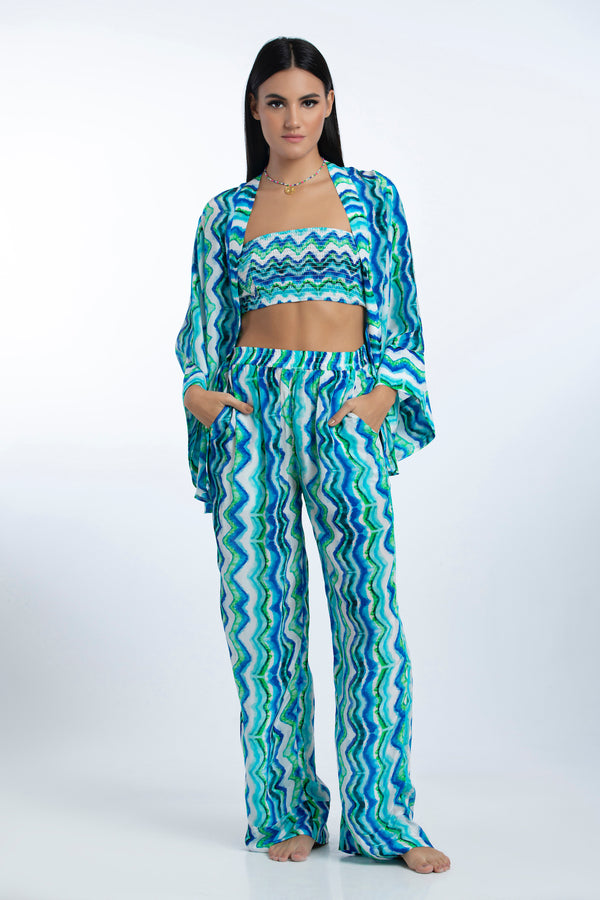KIMONO DALIA - AQUA